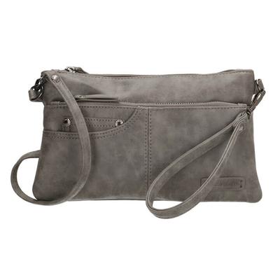 Enrico Benetti Schoudertasje / Clutch Nouméa Mid Grijs