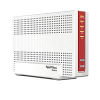 AVM FRITZ!Box 6591 kabel WLAN AC + N router (DOCSIS-3.1-kabelmodem, dual WLAN Ac+N (MU-MIMO) met 1733 (5 GHz) + 800 Mbit/s (2,4 GHz), VoIP-telefooninstallatie)