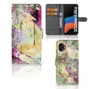 Hoesje Samsung Galaxy Xcover 6 Pro Letter Painting