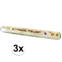 3x Pakjes wierook stokjes anti stress 20 stuks - thumbnail