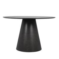 Eettafel Fynn Zwart Rond 120cm - Giga Meubel