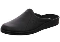 Rohde Heren pantoffels leer Lekeberg 1558-90, zwart, 42 EU