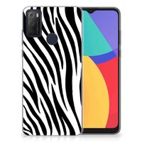 Alcatel 1S (2021) TPU Hoesje Zebra - thumbnail