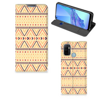 OPPO A53 | A53s Hoesje met Magneet Aztec Yellow - thumbnail