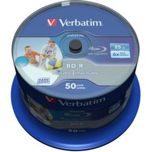 Verbatim 43812 Lees/schrijf blu-ray disc BD-R 25 GB 50 stuk(s)