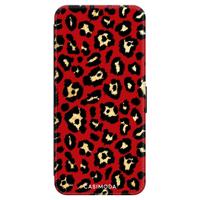 Samsung Galaxy A50/A30s flipcase - Luipaard rood