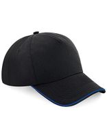 Beechfield CB25c Authentic 5 Panel Cap - Piped Peak - thumbnail