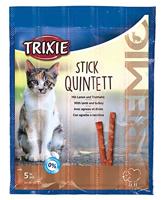 Trixie premio stick quintet lam/kalkoen 24x5x5 gr