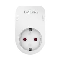 LogiLink PA0259 Contactdoos Met USB-laaduitgang, Kinderbeveiliging, Overspanningsbeveiliging IP20 - thumbnail