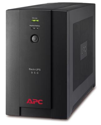 APC Back-UPS 950 - UPS - 230 Volt wisselstroom V - 480 Watt - 950 VA 9 ampère-uur - USB - uitgangen: 4 APC Back-UPS 950 - UPS - 230 Volt wisselstroom V - 480 Watt - 950 VA 9 ampère-uur - USB - uitgangen: 4
