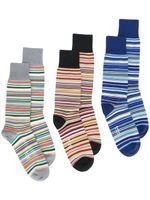 Paul Smith lot de 3 paires de chaussettes - Bleu