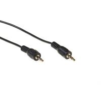 ACT 5 meter audio aansluitkabel 1x 3.5mm stereo jack male - 1x 3.5mm stereo jack male