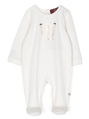 Aigner Kids Pyjama met vlinderprint - Wit