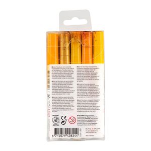 Brushpen Talens Ecoline set-geel blister ÃƒÆ’ 5 stuks ass