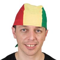 Bandana zakdoek in rood, geel en groen - thumbnail