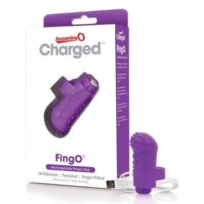 The Screaming O - Charged FingO Vinger Vibe Paars The Screaming O - Charged FingO Vinger Vibe Paars