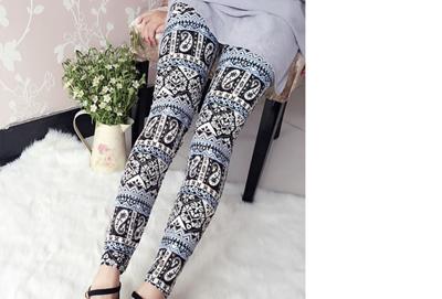 Legging met print nu in de aanbieding Legging met print nu in de aanbieding