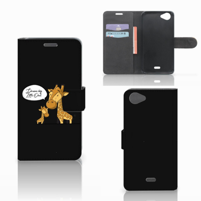 Wiko Rainbow Jam Leuk Hoesje Giraffe Wiko Rainbow Jam Leuk Hoesje Giraffe