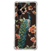 Xiaomi Redmi Note 12 Pro Case Anti-shock Pauw met Bloemen - thumbnail