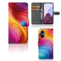 Book Case voor OPPO Reno 8 Lite | OnePlus Nord N20 Regenboog