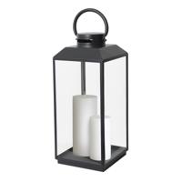 Windlicht Newport L Zwart