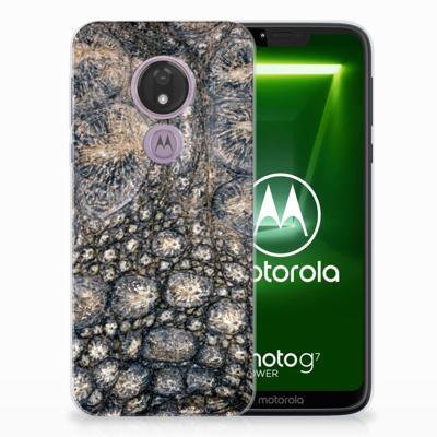 Motorola Moto G7 Power TPU Hoesje Krokodillenprint