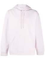 Courrèges hoodie en coton à logo brodé - Rose - thumbnail