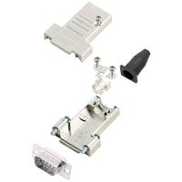 encitech DTSL09-SJSRG-T-DBP-W-K 6355-8086-01 D-sub male connectorset 180 ° Aantal polen: 9 Soldeerkelk 1 stuk(s)