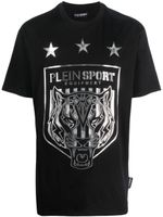 Plein Sport t-shirt Tiger Crest Edition - Noir