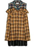 Maison Margiela robe-chemise Pendleton - Jaune