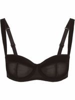 Dolce & Gabbana soutien-gorge en tulle à balconnets - Noir