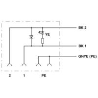 Phoenix Contact SAC-3P-1,5-PUR/A-1L-R 1400589 Klepstekker met aangegoten kabel Zwart Inhoud: 1 stuk(s) - thumbnail