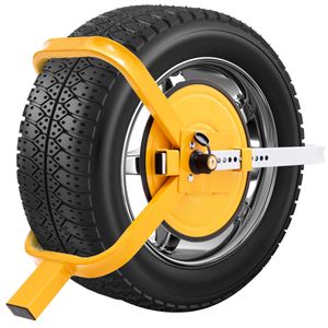 Bandstaal voor Zware Auto's Anti-Diefstal Wielklem voor 13-15 inch Band Diameter Parkeerauto Vrachtwagen RV Aanhangwagen