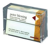 Sigel SI-VA110 Visitekaartjesbox 85x56x27mm Glashelder - thumbnail