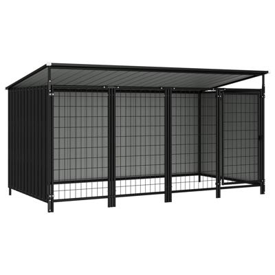 vidaXL Hondenkennel voor buiten 253x133x116 cm