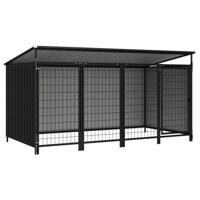vidaXL Hondenkennel voor buiten 253x133x116 cm
