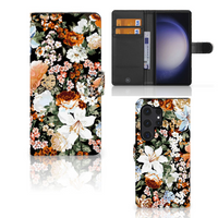 Hoesje voor Samsung Galaxy S24 Ultra Dark Flowers