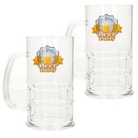 50x stuks Oktoberfest bierpullen van 14 cm