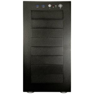 Inter-Tech 88887341 Tower PC-behuizing Zwart