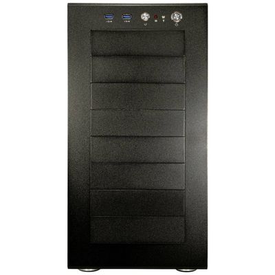Inter-Tech 88887341 Tower PC-behuizing Zwart