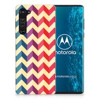 Motorola Edge TPU bumper Zigzag Multi Color