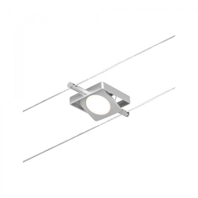 Paulmann PAULMANN 94420 Kabelsysteem compleet LED vast ingebouwd LED Chroom (mat), Chroom