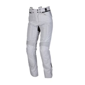 MODEKA Veo Air Lady Pants, Doorwaai motorbroek dames, Licht Grijs