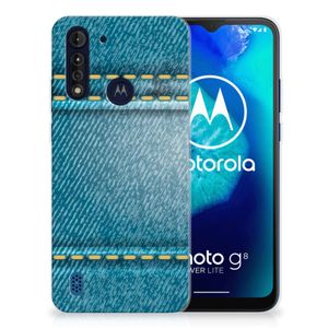 Motorola Moto G8 Power Lite Silicone Back Cover Jeans