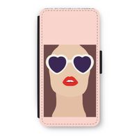 Red lips: iPhone 7 Plus Flip Hoesje - thumbnail