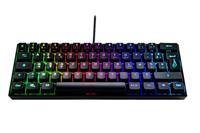 Surefire Gaming KingPin M1 Gaming-toetsenbord Kabelgebonden, USB AZERTY, Frans Zwart Verlicht, Multimediatoetsen