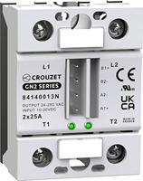 Crouzet Halfgeleiderrelais 84140013N 25A schakelspanning (max.): 280 V/AC Speciale nuldoorgang 1 st.