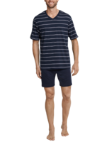 Schiesser Schiesser shortama 159621 heren blauw 48/S