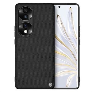 Nillkin Textured Honor 70 Pro Hybrid Case - Zwart