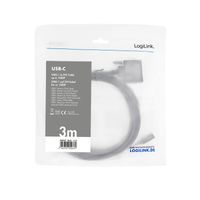 LogiLink UA0332 USB-C-displaykabel USB-C / DVI Adapterkabel USB-C stekker, DVI-D 24+1-polige stekker 3.00 m Zwart - thumbnail